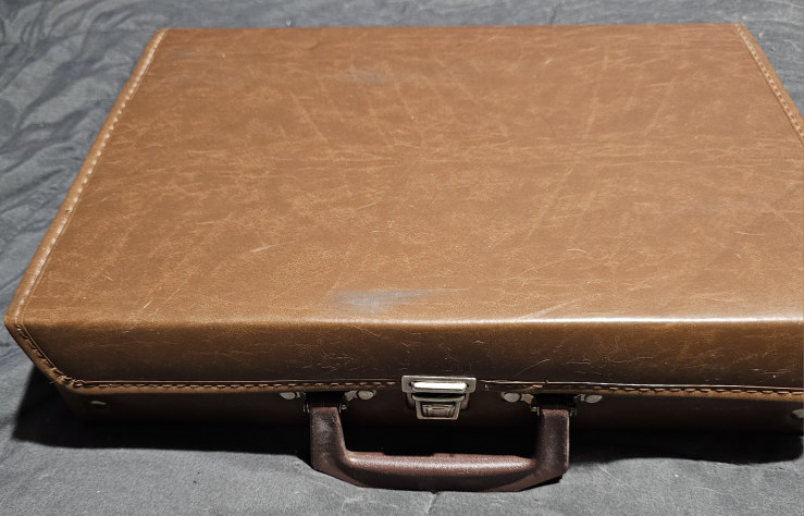 Vintage Cassette Tape Collection in Carrying Case