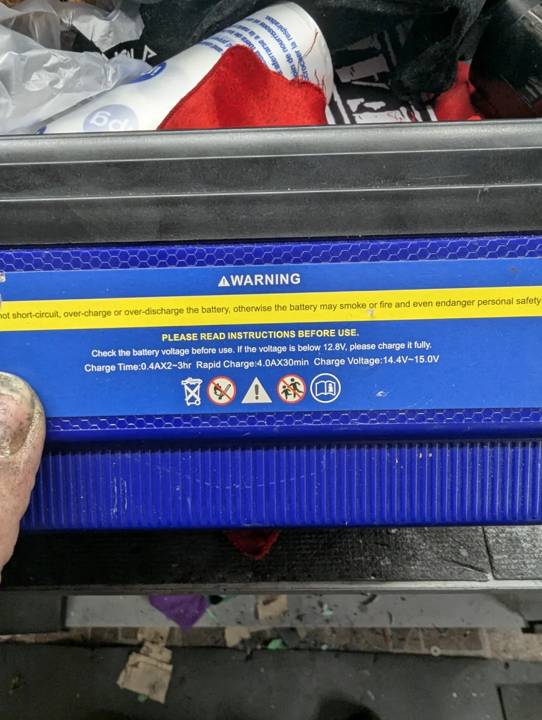 🥕Motorcycle and Powersport Lithium Battery  12V  7ah 180CCA image indicator(4)