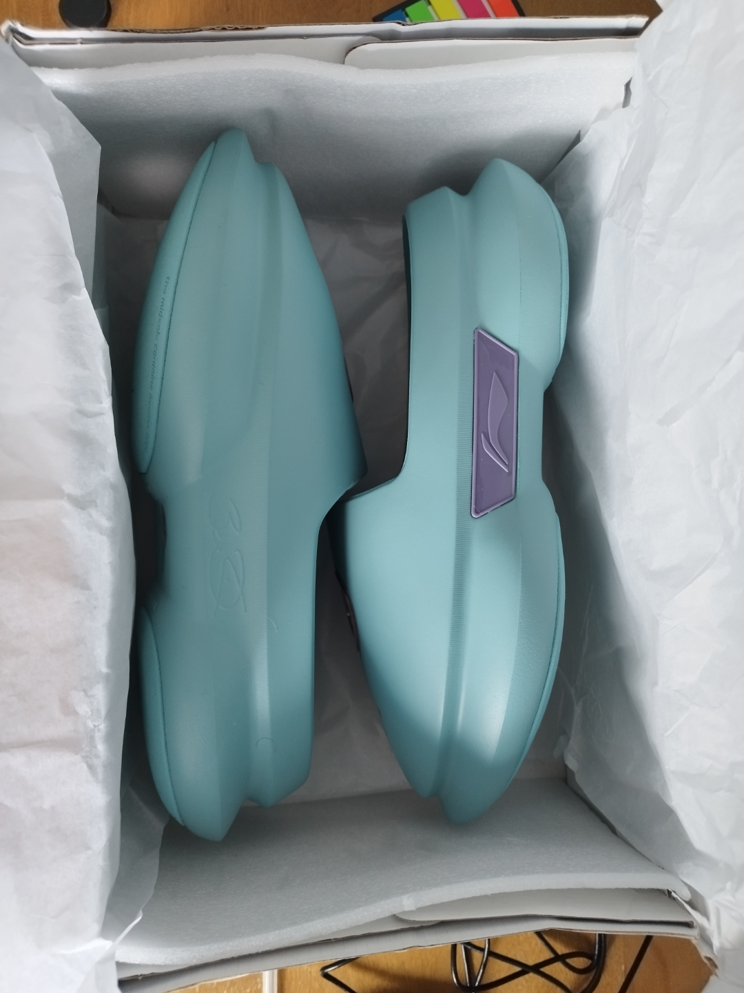 Wade Basketball Off-Court Slides - Size 10 US - Teal - photo 3