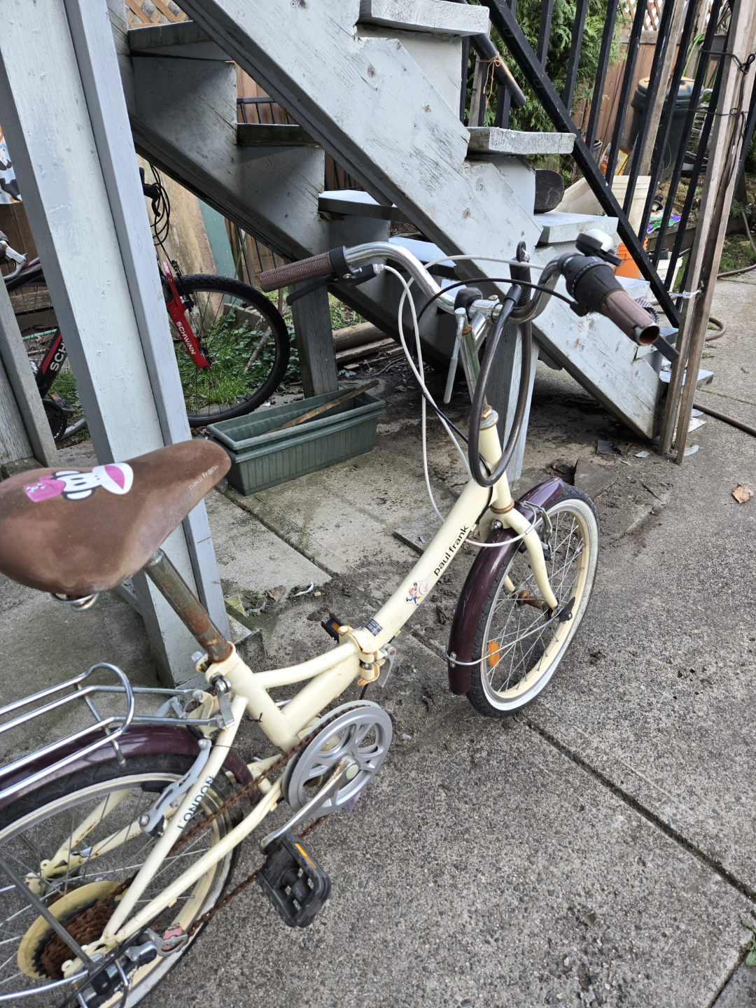 Vintage Paul Frank Folding Bike - photo 3