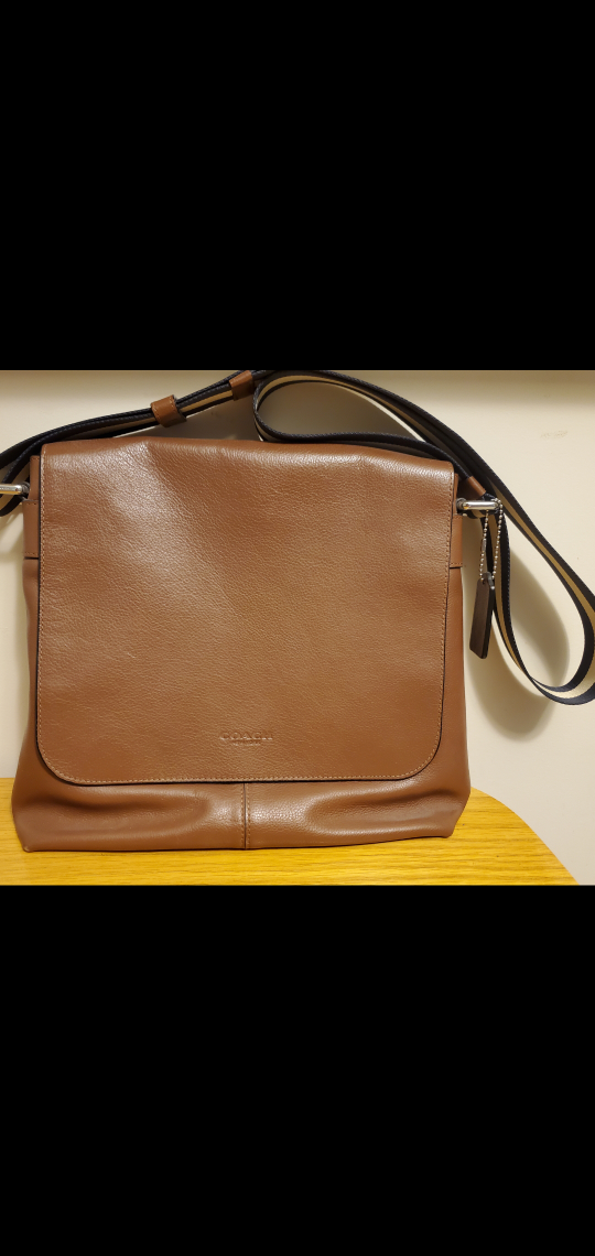 Coach Leather Messenger Bag