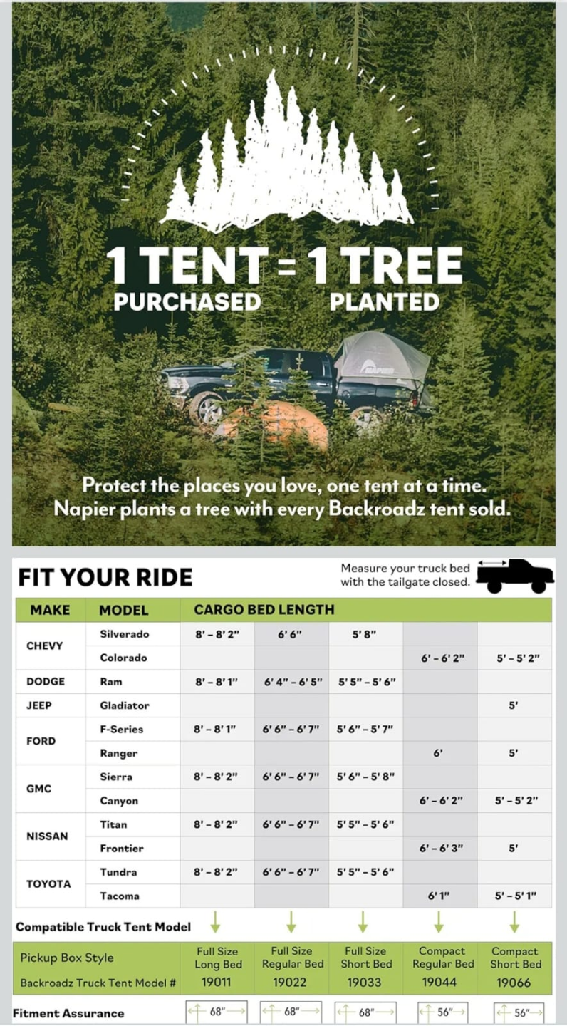 Napier Backroadz Truck Tent - photo 5