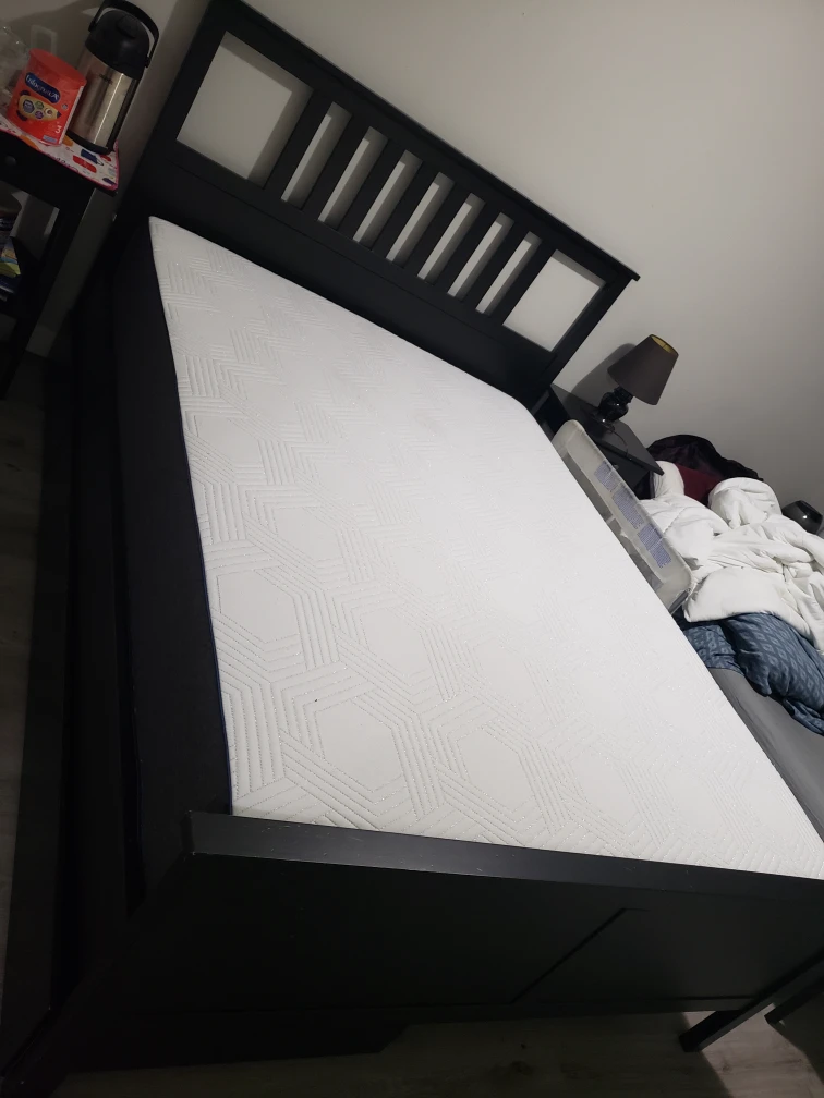 Queen Mattress and Frame Set with Left side drawer