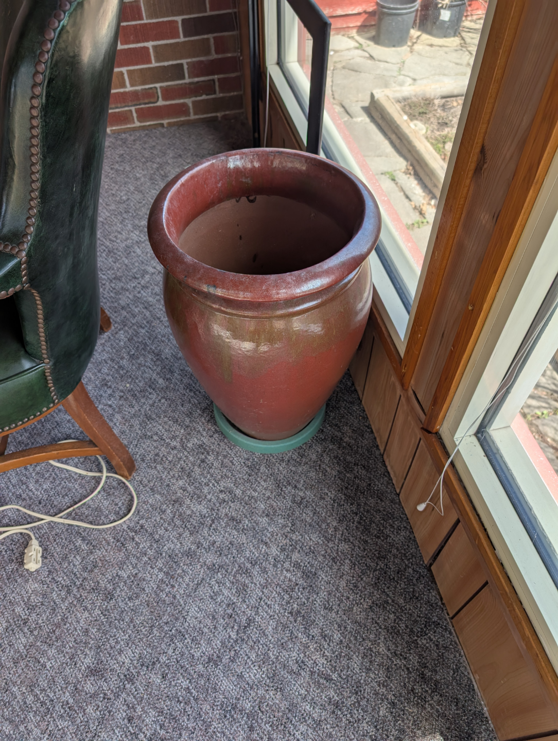 Large Red Clay Planter Pot - photo 2