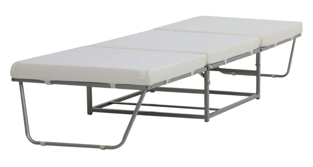 Grey Fabric Folding Mattress Guest Bed - photo 2