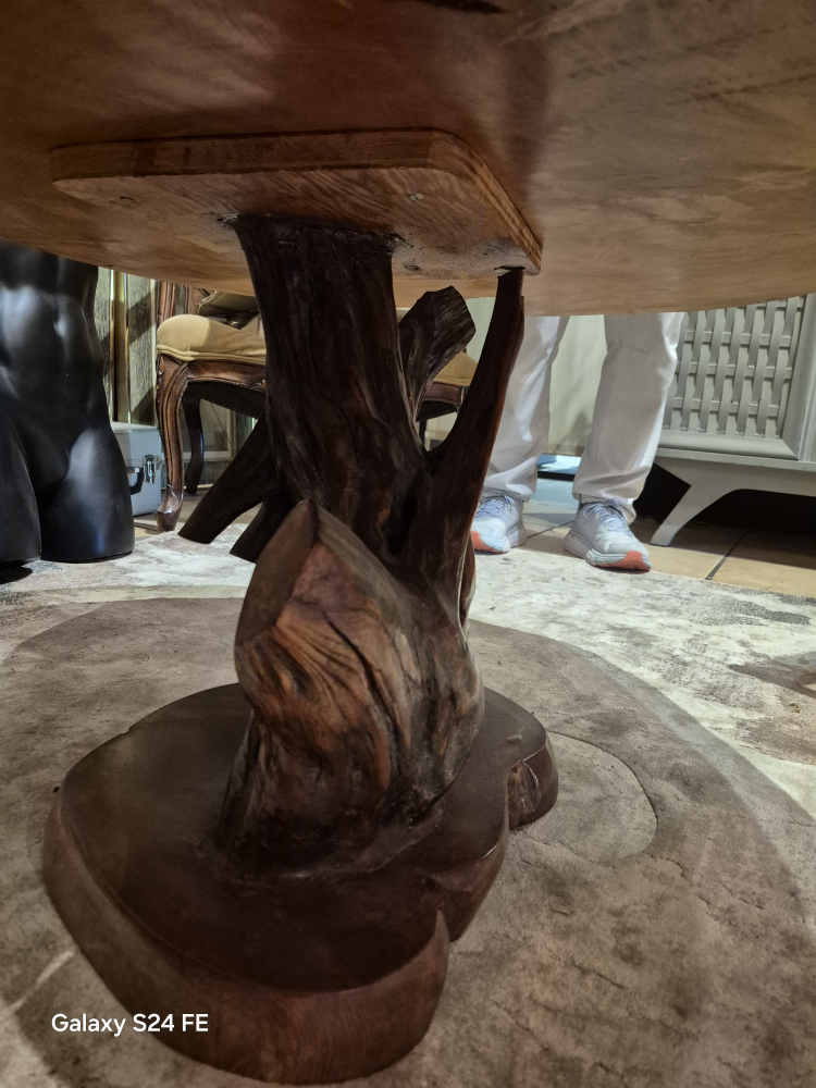 RARE Handcrafted Live Edge Coffee Table - photo 3