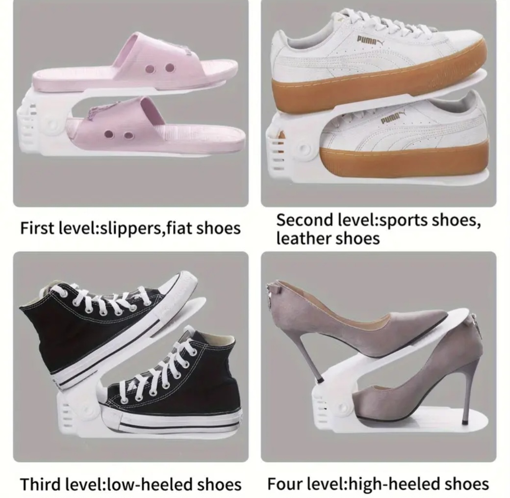 7pcs Shoe Storage Organizer - Double Your Closet Space! - photo 2