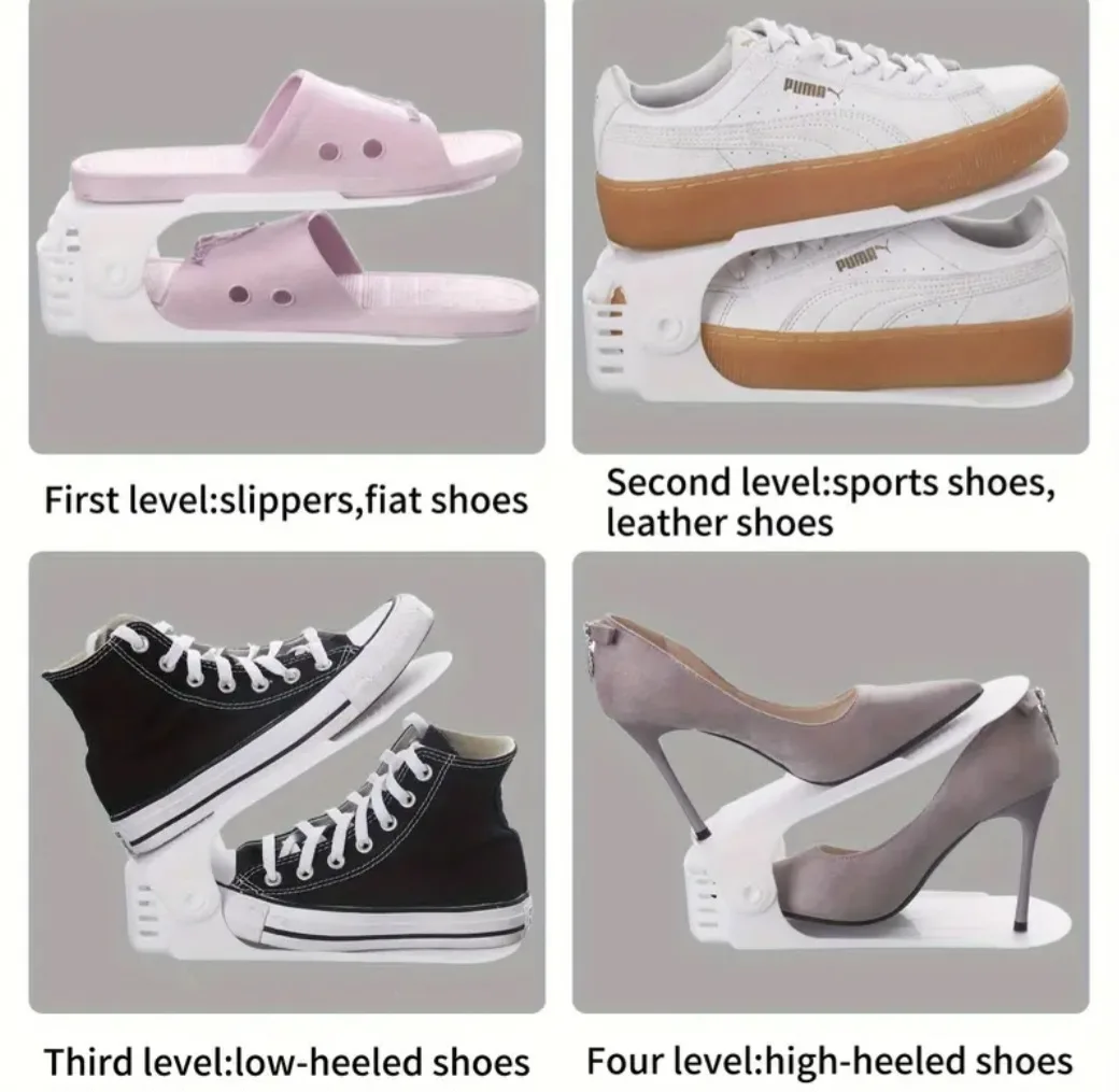 7pcs Shoe Storage Organizer - Double Your Closet Space! image indicator(2)