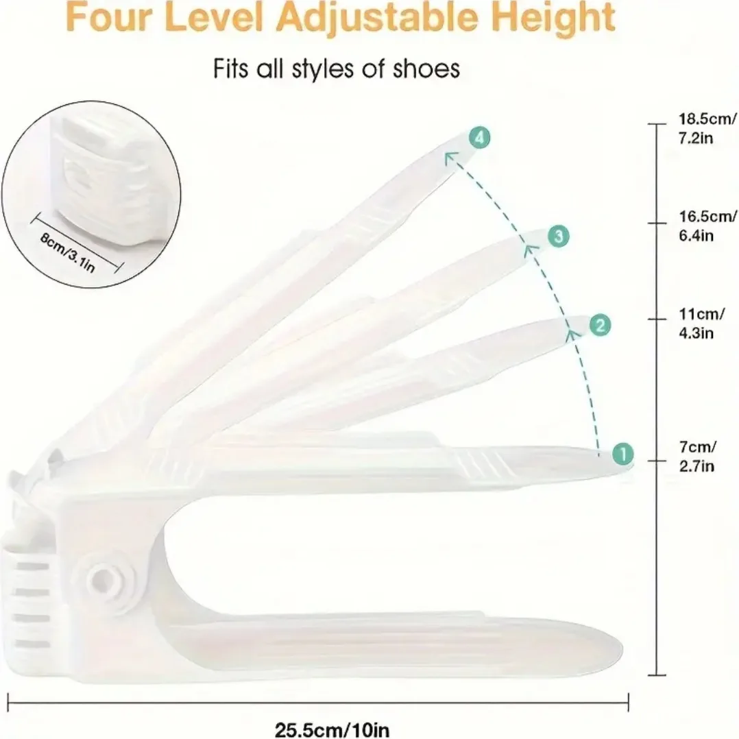 7pcs Shoe Storage Organizer - Double Your Closet Space! image indicator(5)