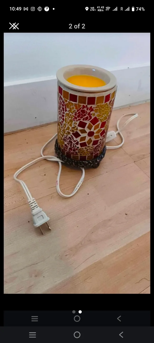 Mosaic Wax Warmer Lamp image indicator(2)