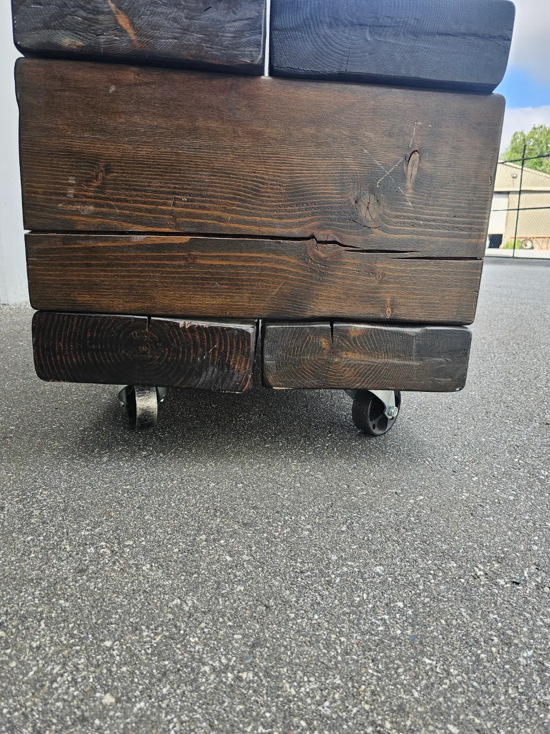 Rustic Wooden Coffee Table with Storage image indicator(2)
