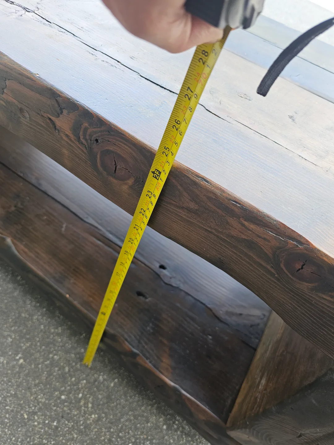 Rustic Wooden Coffee Table with Storage image indicator(6)