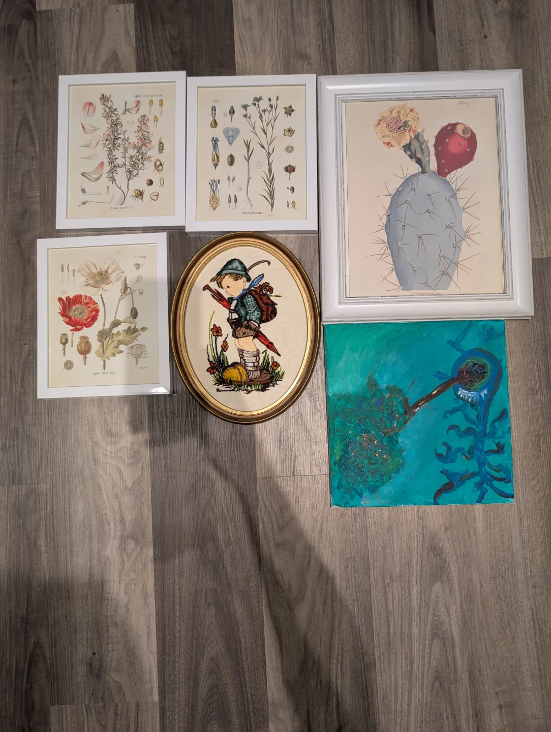 Five Framed Botanical Prints & Paintings thumbnail
