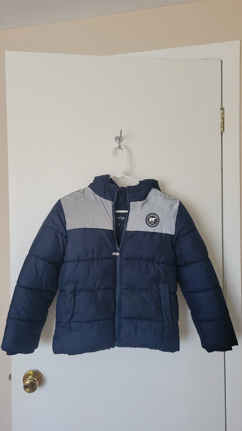 George Boys' Puffer Jacket Size 7-8