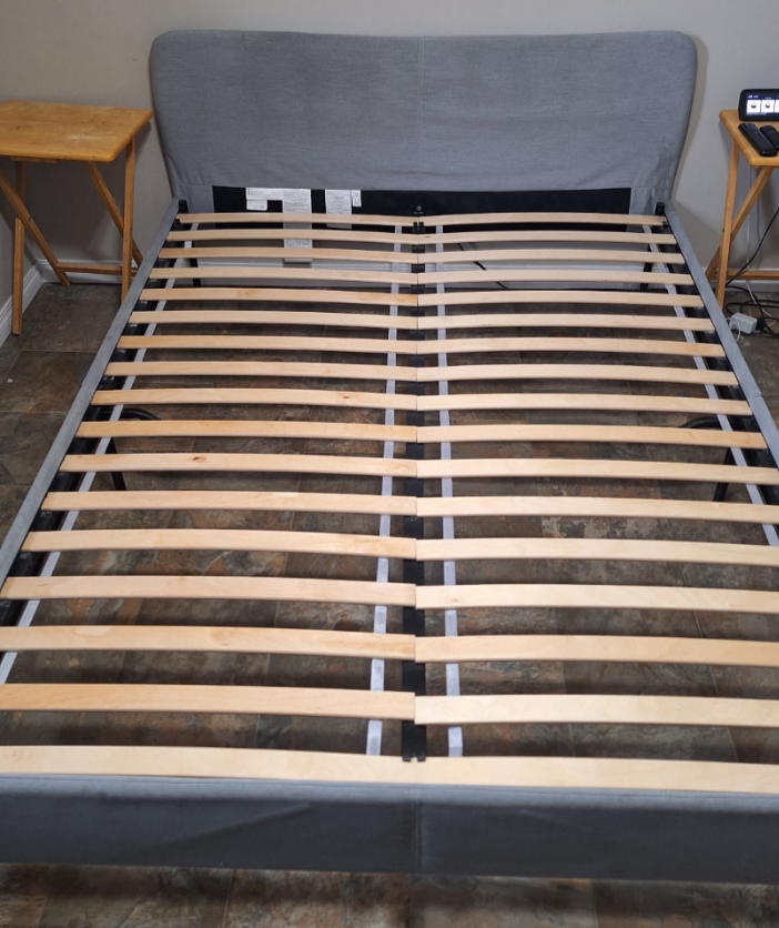 Queen Size Upholstered Platform Bed Frame