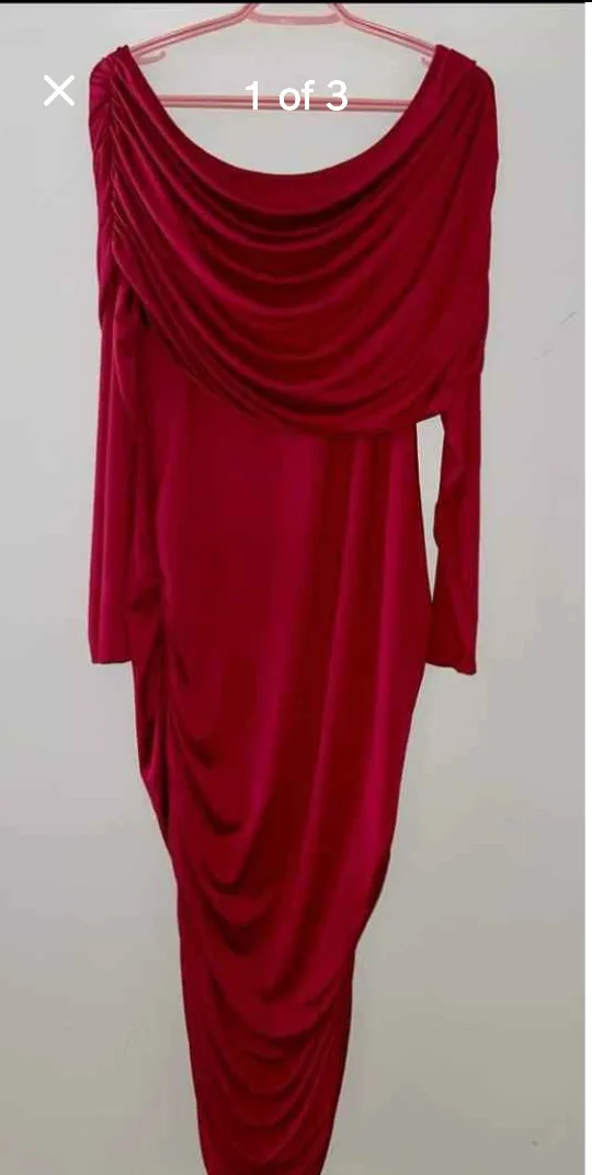 NEW Off-the-Shoulder Maxi Dress thumbnail