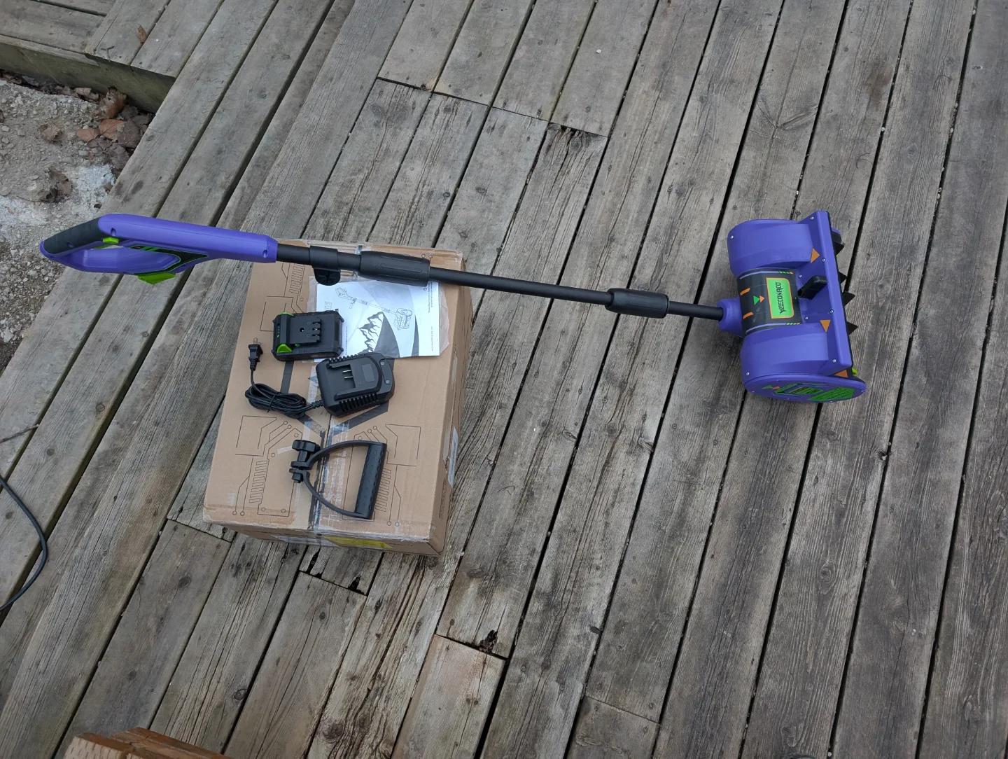 Brand New 20V Cordless Electric Snow Shovel image indicator(4)