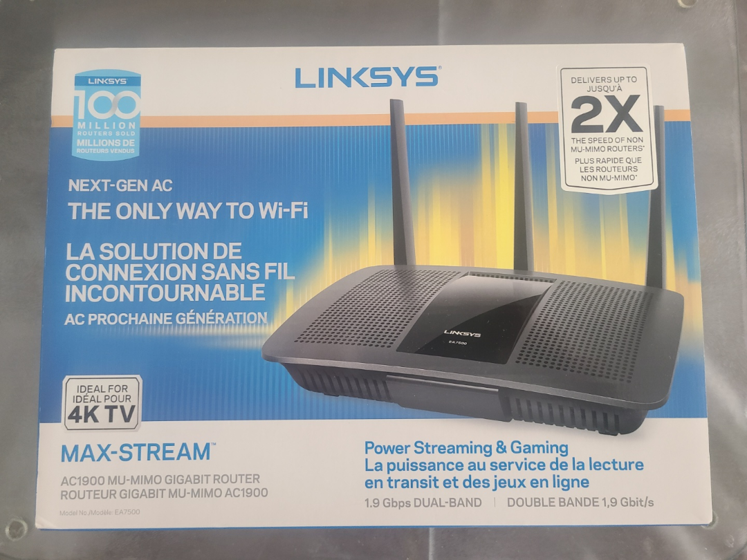 Linksys EA7500 AC1900 MU-MIMO Gigabit Router - photo 2