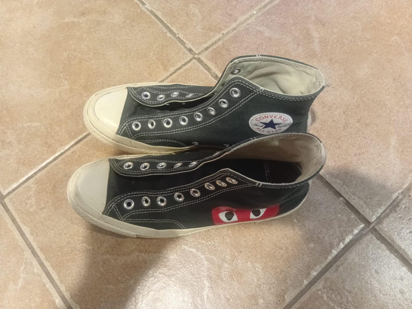 Converse x Comme des Garçons Play Chuck Taylor High Tops - photo 2