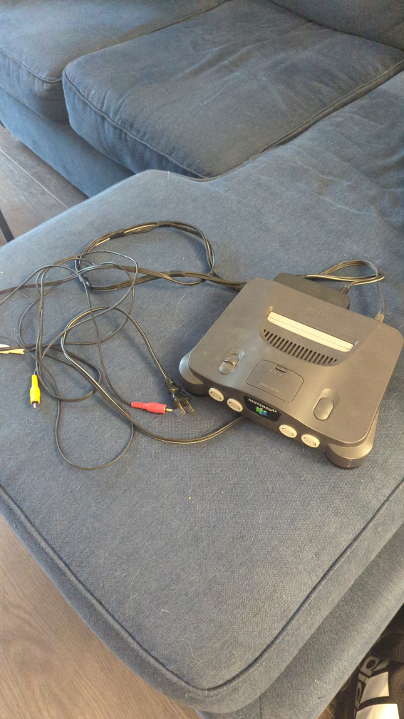Nintendo 64 Console with Cables