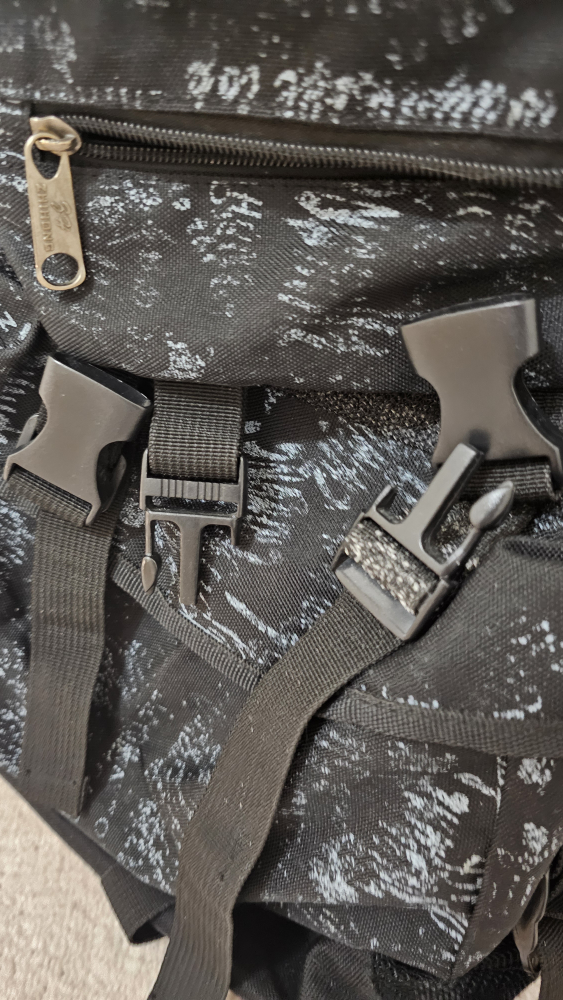 Black and Blue Camouflage Backpack - photo 5