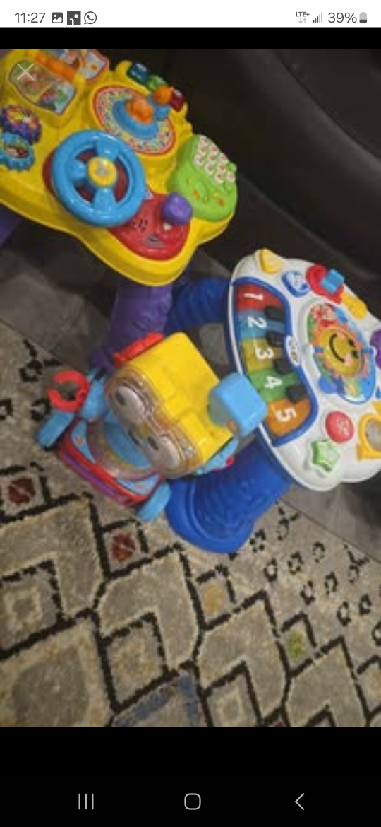 MOVING SALE - KIDS ROBOT AND TABLE