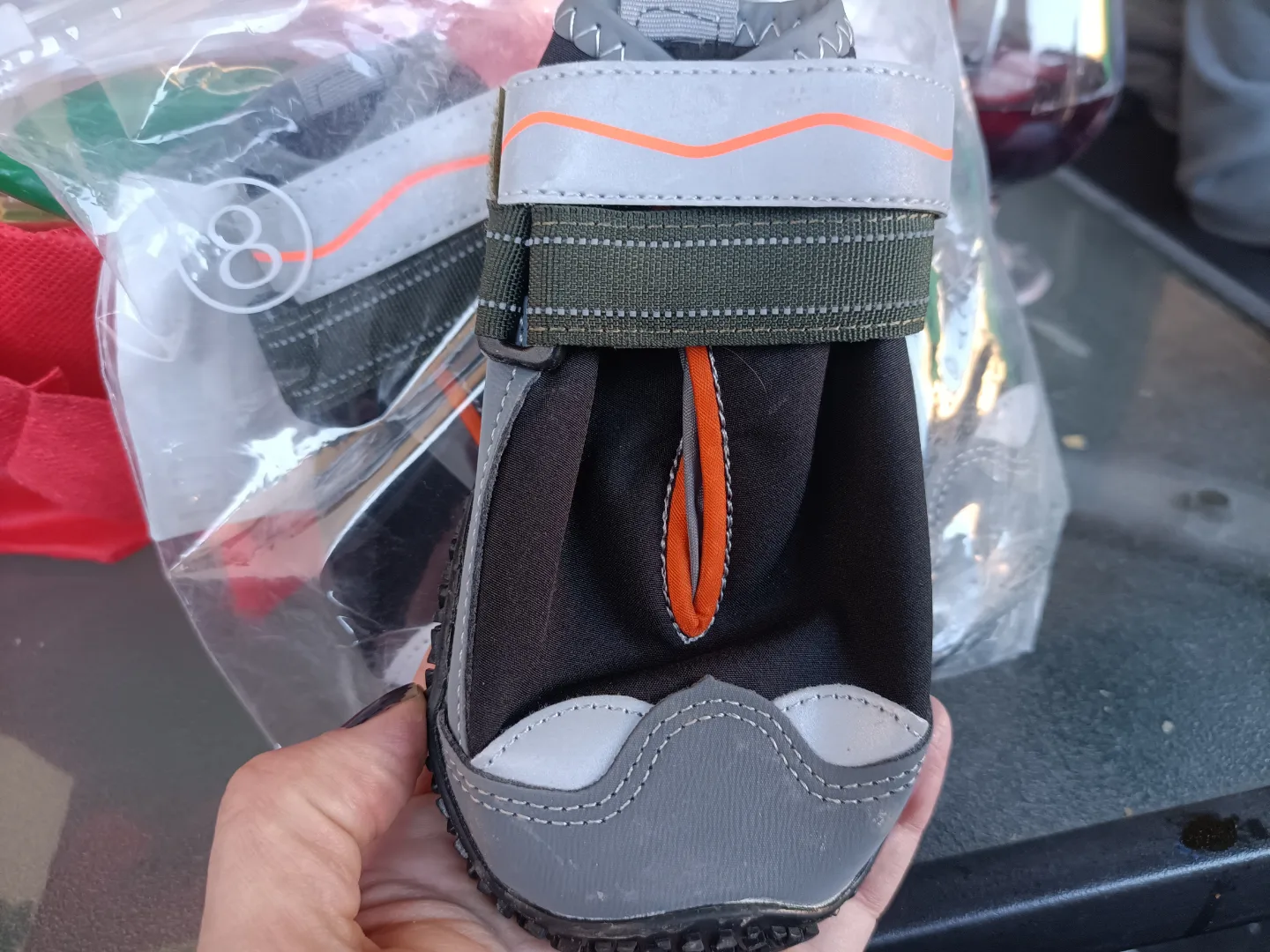 SlowTon Dog Boots Size 8 - Waterproof Dog Shoes image indicator(3)