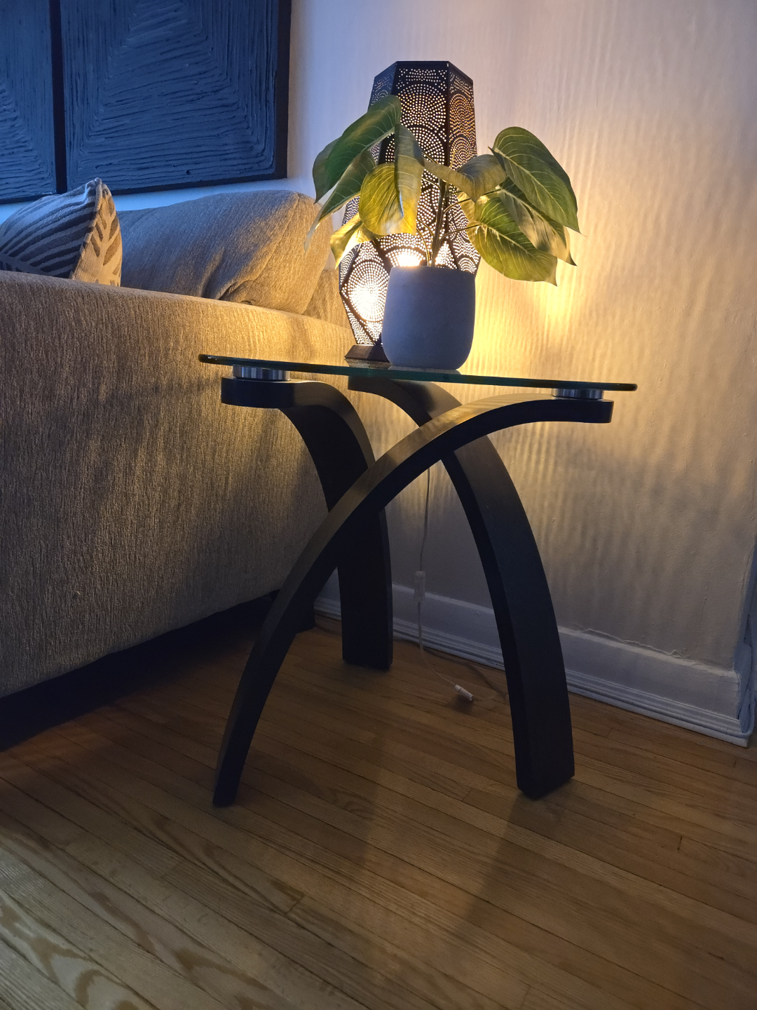 Modern Glass Coffee Table Set - photo 2