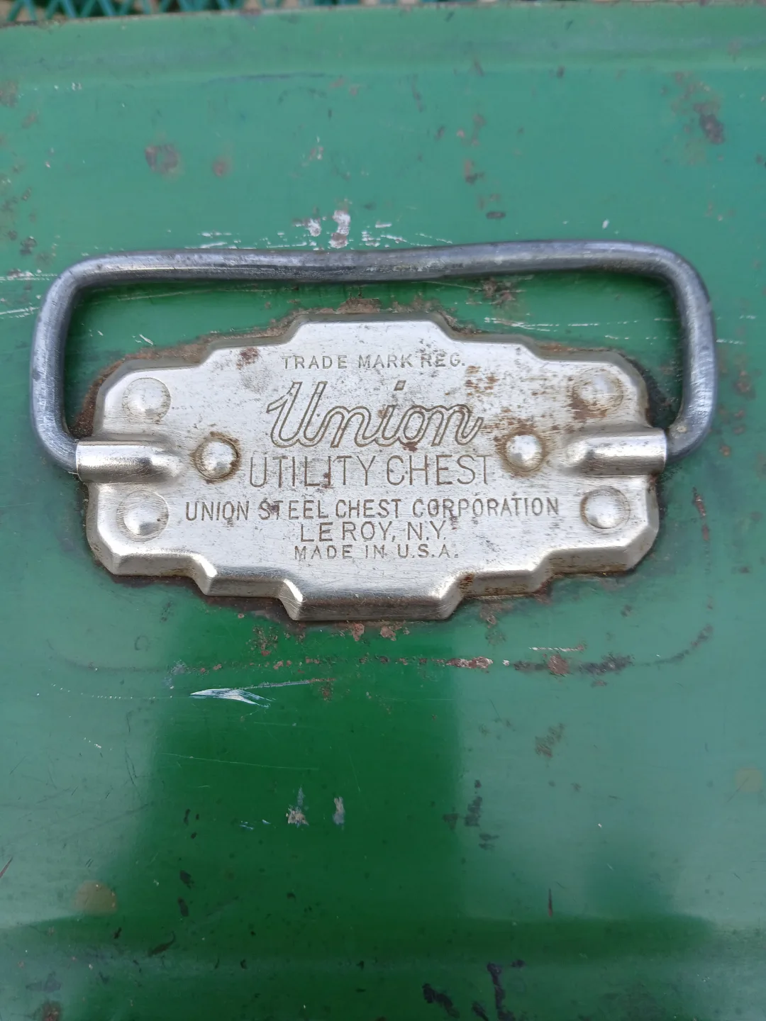 Vintage Union Steel Chest Utility Box thumbnail