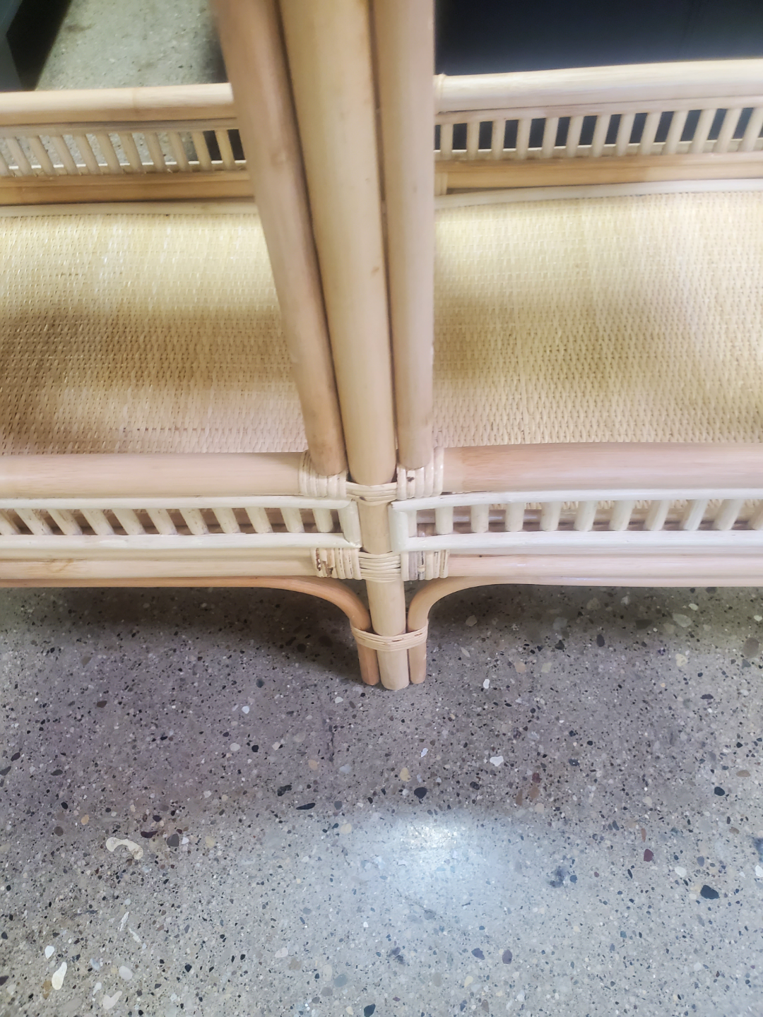 Natural Rattan bar cart (New) - photo 2