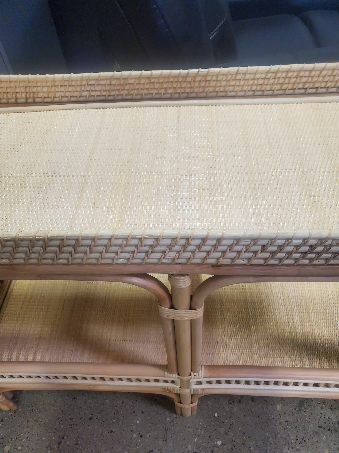 Natural Rattan bar cart (New) - photo 3