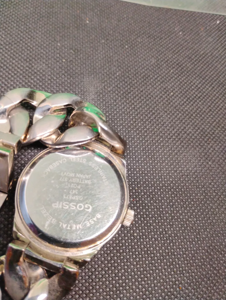 Gossip Girls Watch Silver Chain Bracelet image indicator(2)