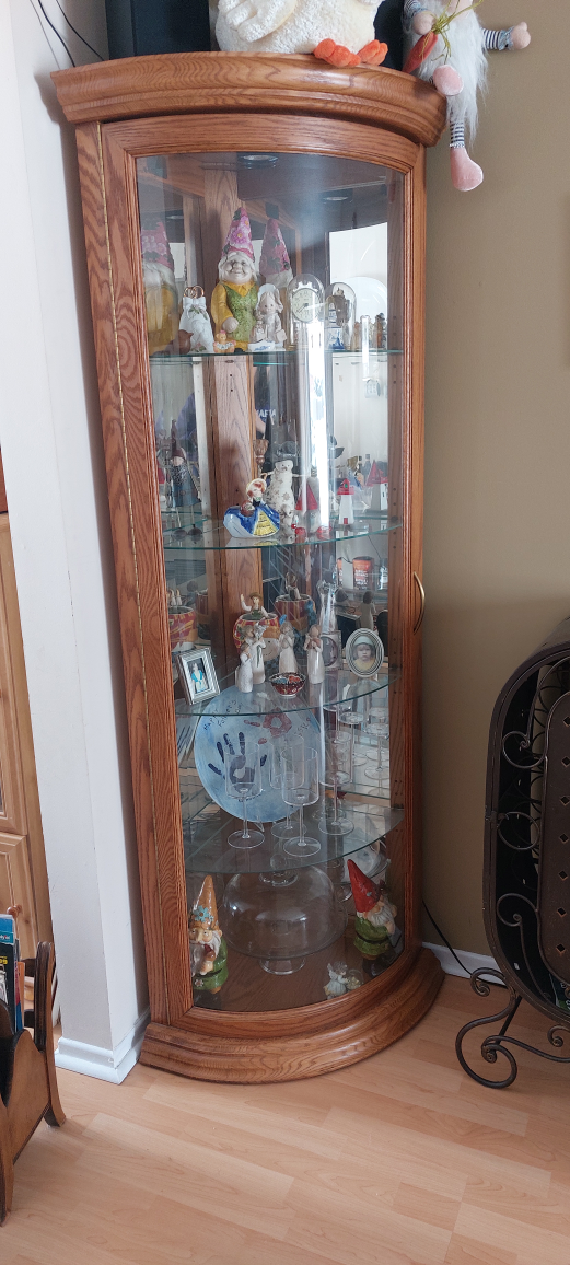 Corner Curio Cabinet