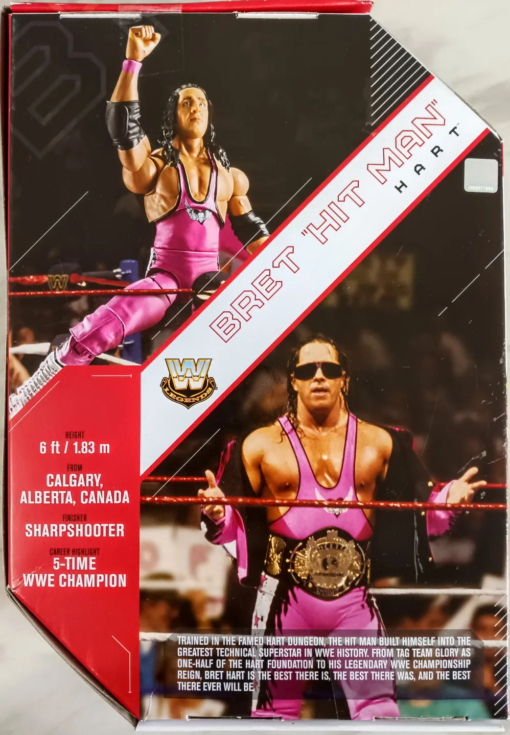 WWE Ultimate Edition Bret "Hit Man" Hart Action Figure image indicator(2)