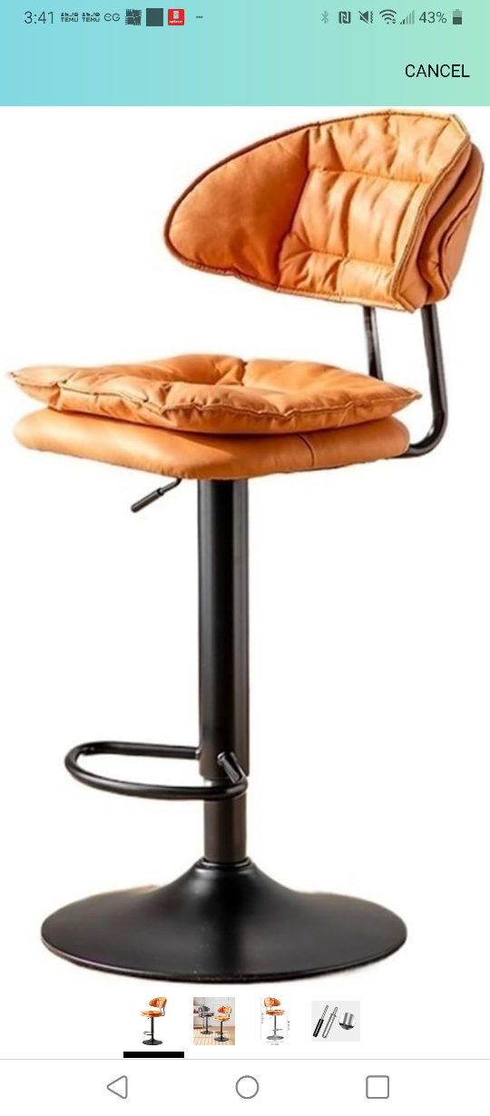 Adjustable Height Bar Stools - Set of Two 💚