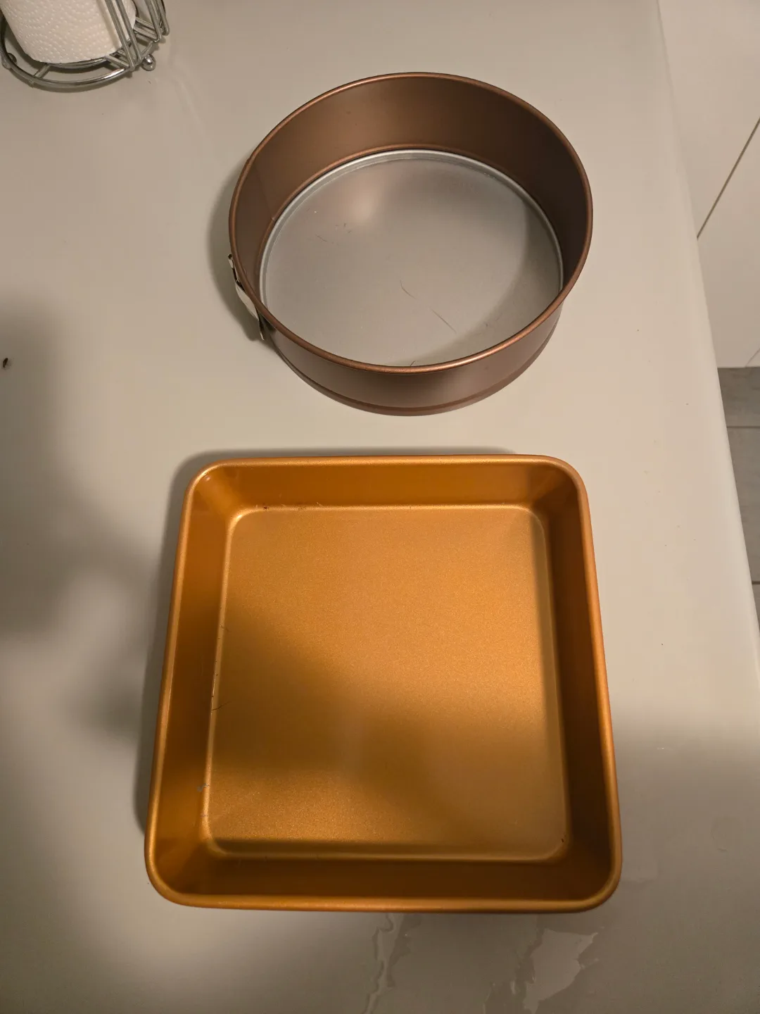 Two Baking Pans - Round Springform & Square thumbnail