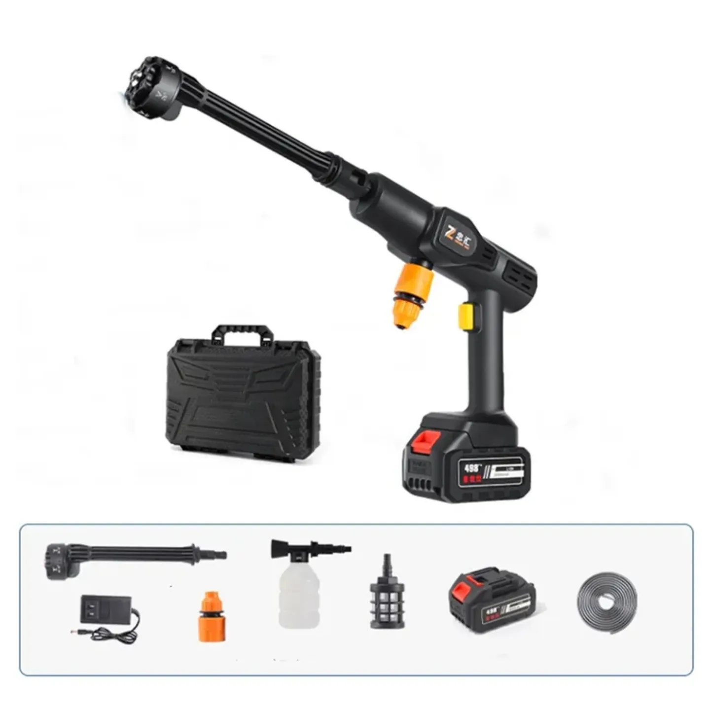 NEW Cordless Portable Car Washer with Multiple Nozzle Settings thumbnail