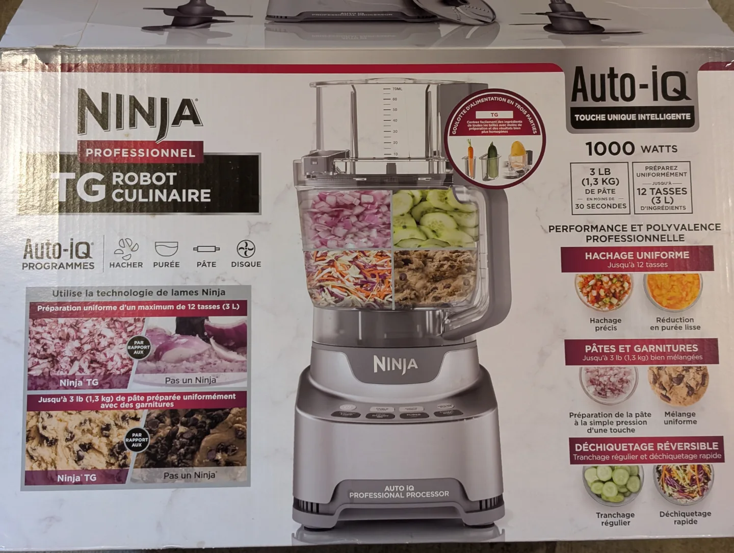 Ninja Auto-iQ Professional TG Culinary Robot Food Processor thumbnail
