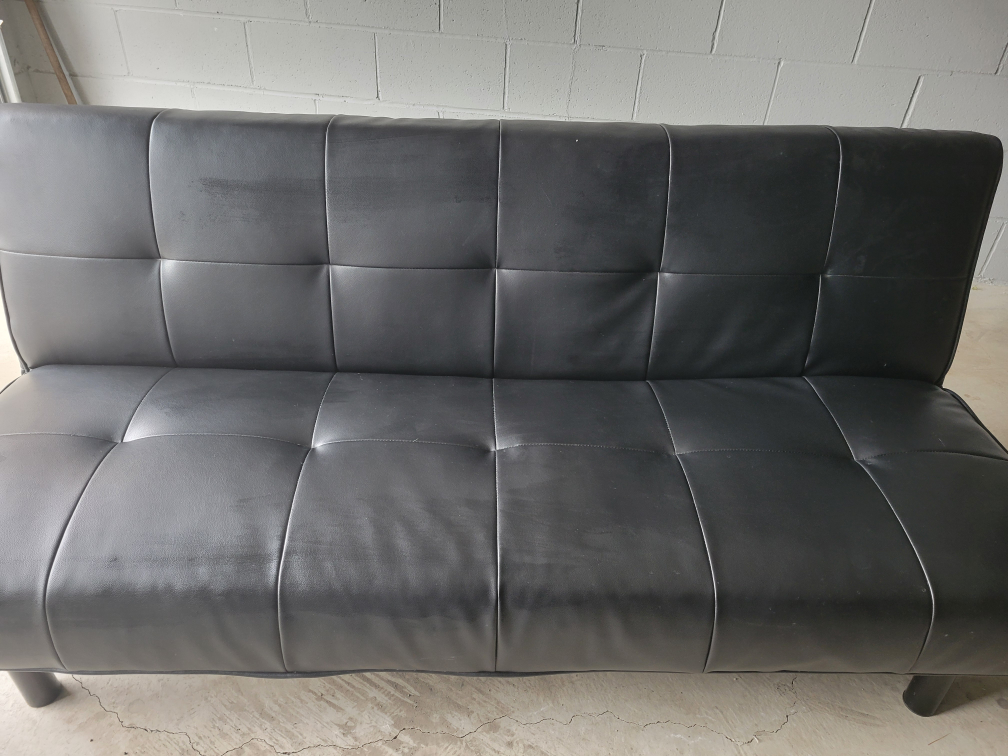 Serta Black Futon Sofa Bed