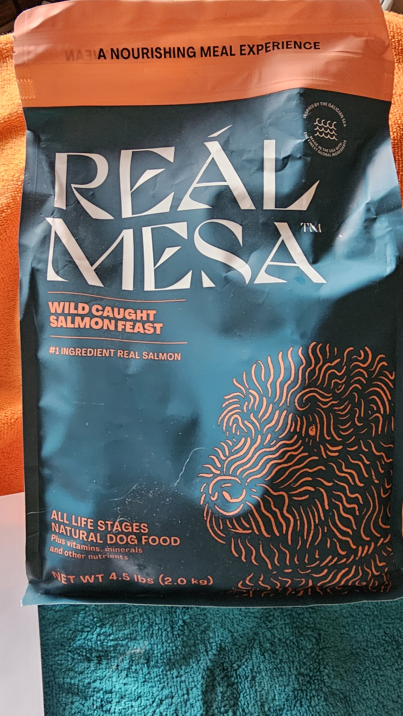 💚 Real Mesa Wild Caught Salmon Feast Dog Food - 4.5 lbs - photo 2