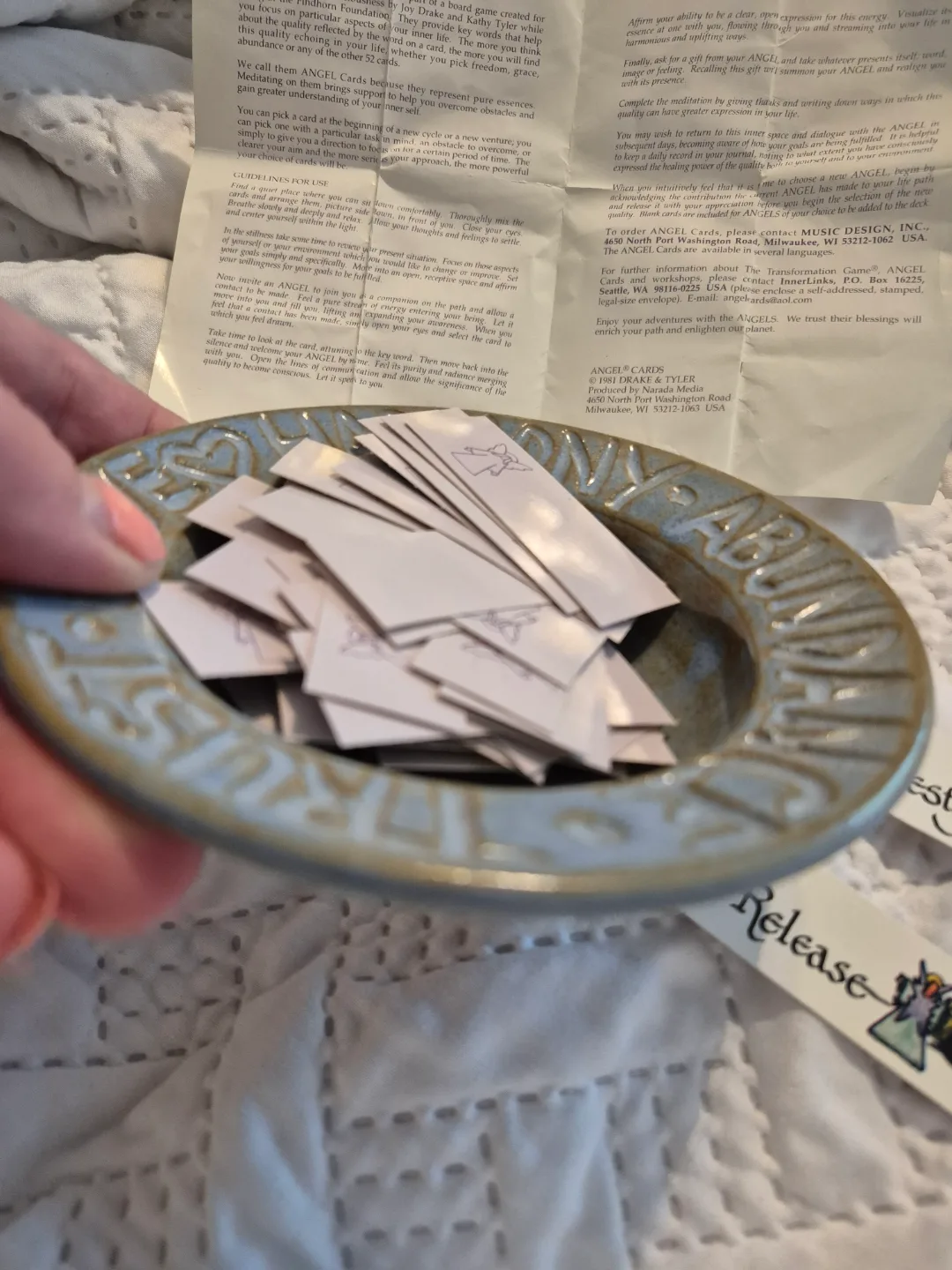 Angel Cards with Handmade Dish image indicator(3)