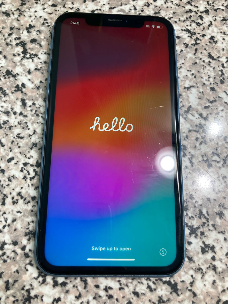 iPhone XR 265-GB color bule