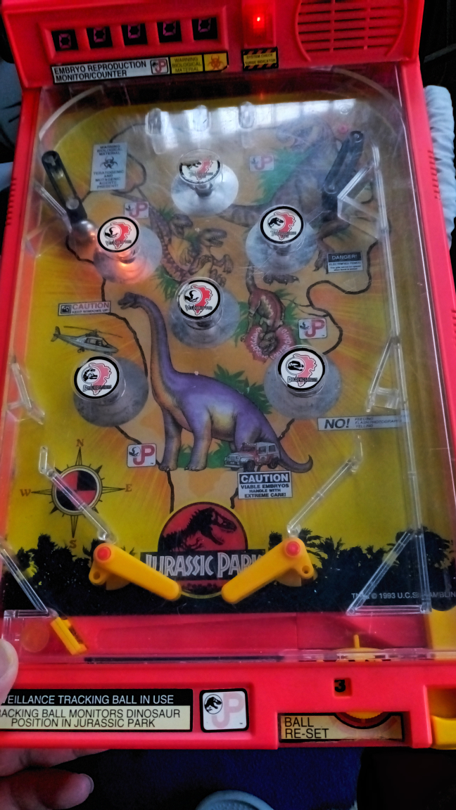 Vintage Jurassic Park Pinball Game - photo 3