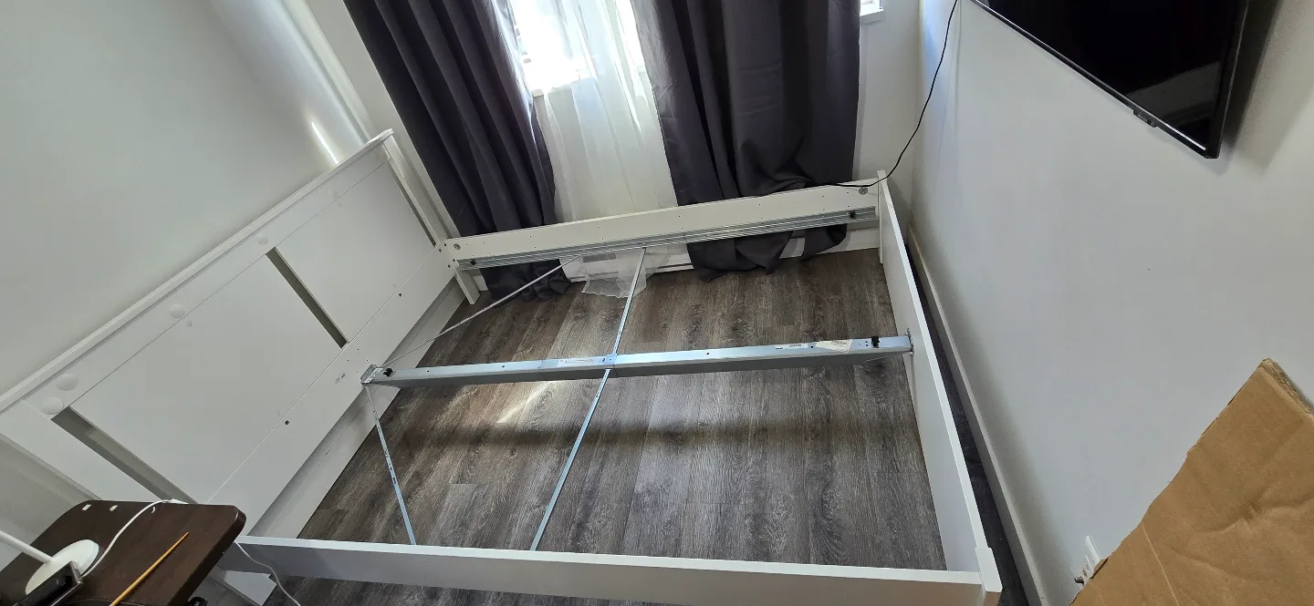 IKEA Queen Size Bed Frame, Mattress not included image indicator(9)