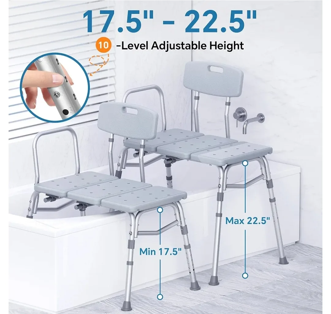 Shower Bench in plastic never used image indicator(6)