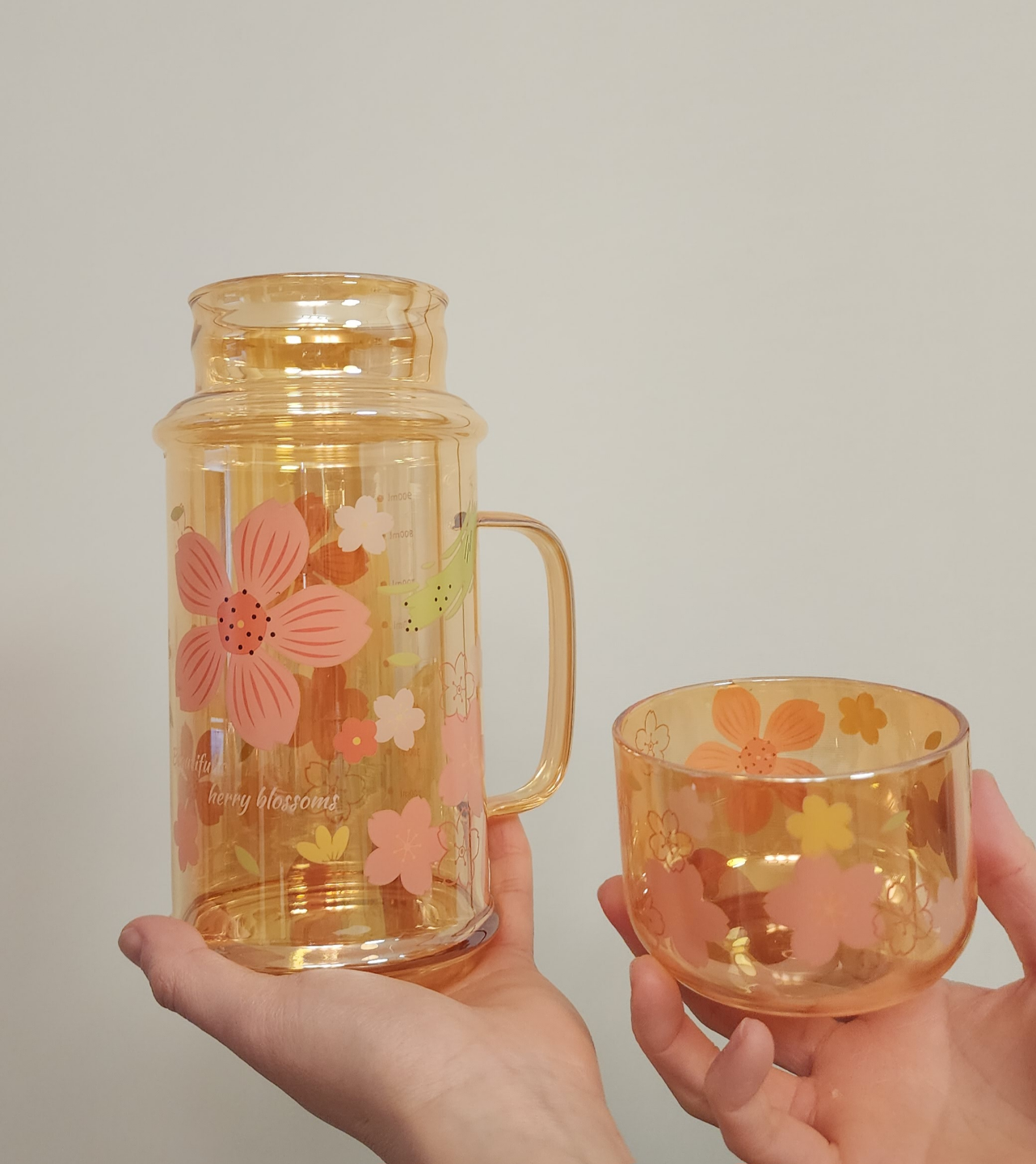 Borosilicate Glass pitcher/cup 1 L - photo 2