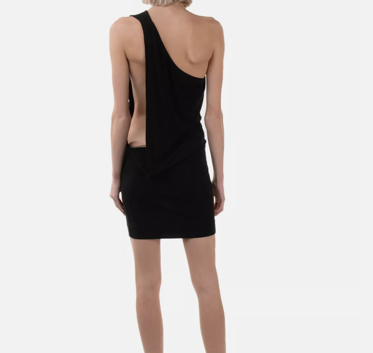 Authentic DSQUARED2 Black One-Shoulder Mini Dress - photo 3
