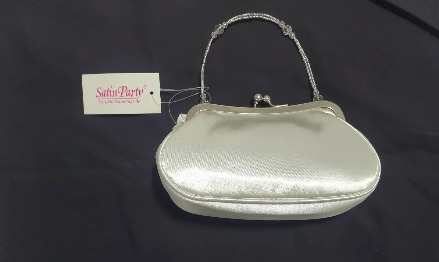 Elegant Bridal Set:  Handbag, Gloves, Necklace & Earrings, Shoes image indicator(2)