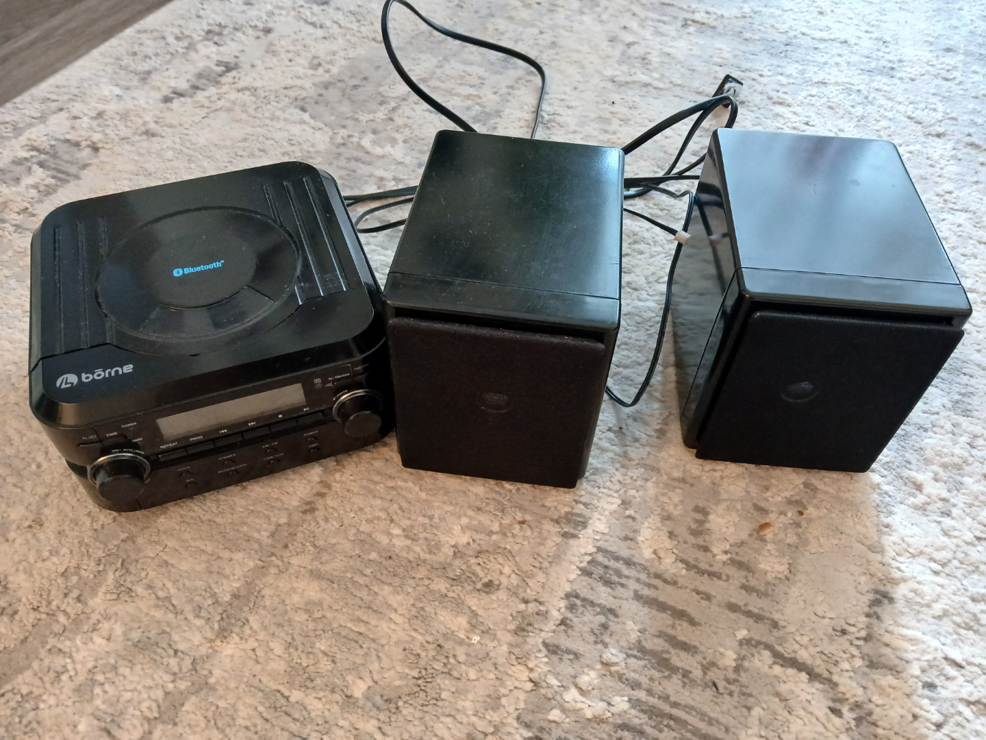 i-borne CD Player with Bluetooth and Speakers