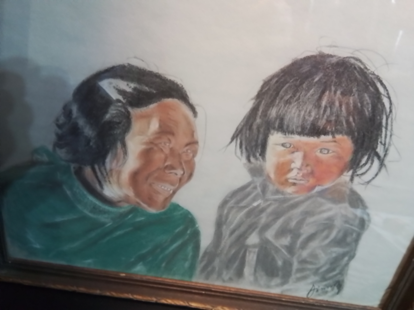 An Excellent Signed Pastel Painting Victoria - photo 2